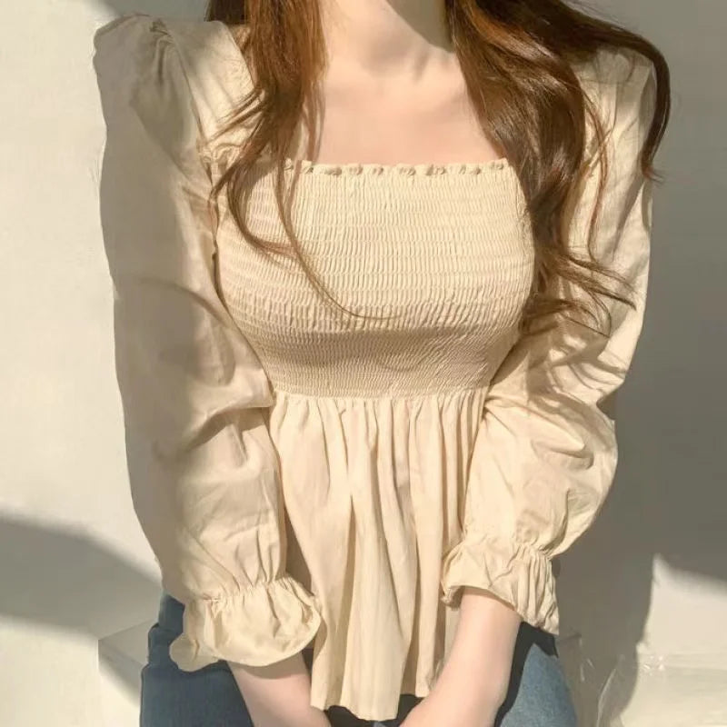 Modestijl Kantoor Dame Elegante Witte Blouse