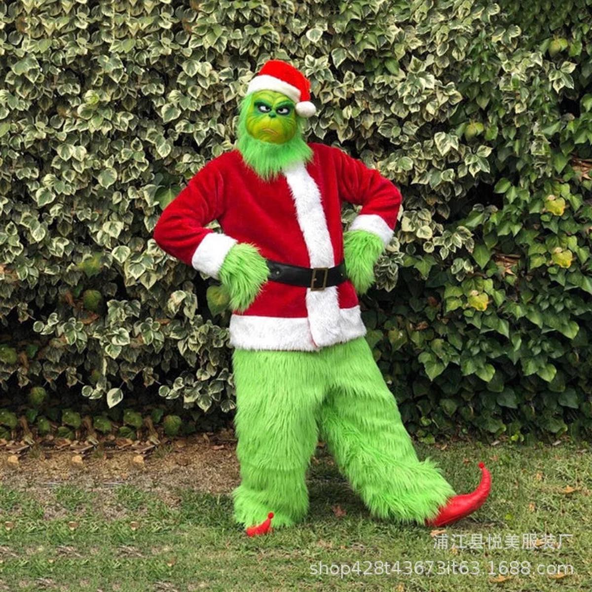 Kerstman Kostuum Volwassenen Inclusief Masker en Hoed