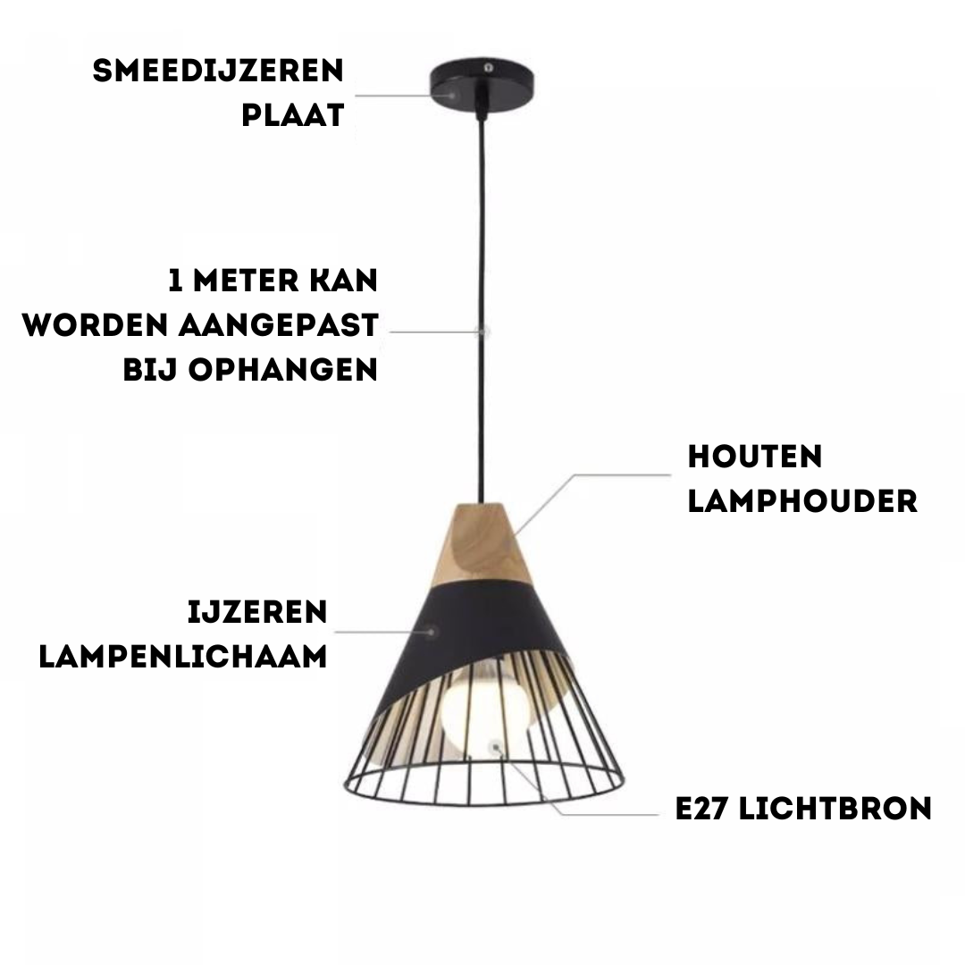 Industriële Hanglamp Scandinavisch Design Modern
