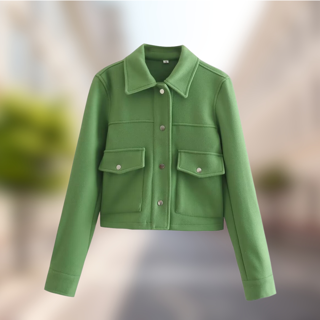Dames Wollen Jas Herfst Casuallyleek Warme Jas