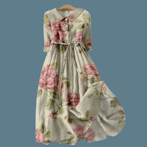 Livia | Elegante Midi Jurk Dames voor Bruiloft en Casual Gelegenheden 1