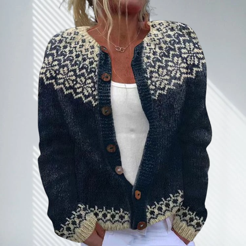 Lola | Gezellig, grof gebreid vest voor dames