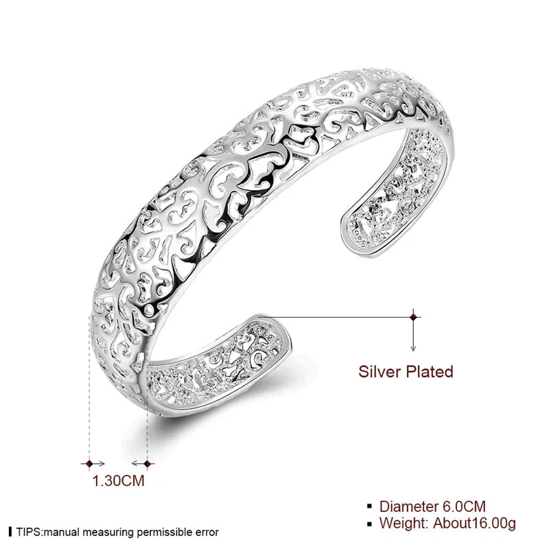 Zilveren Armband met Uniek Filigraan Ontwerp