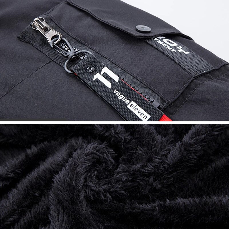 Heren Parka met Capuchon en Bontafwerking - Warm en Functioneel