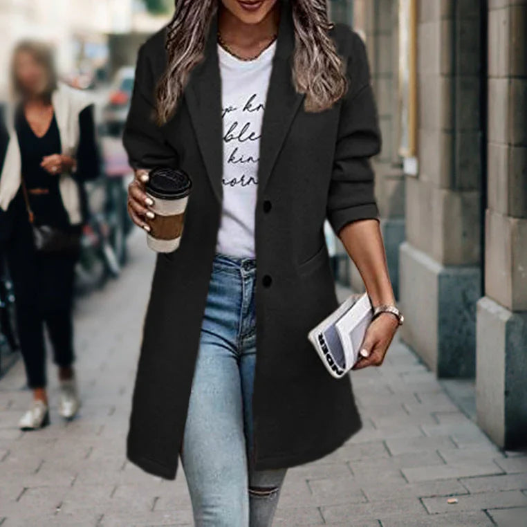 Maria | Blazer lungo ed elegante da donna 5