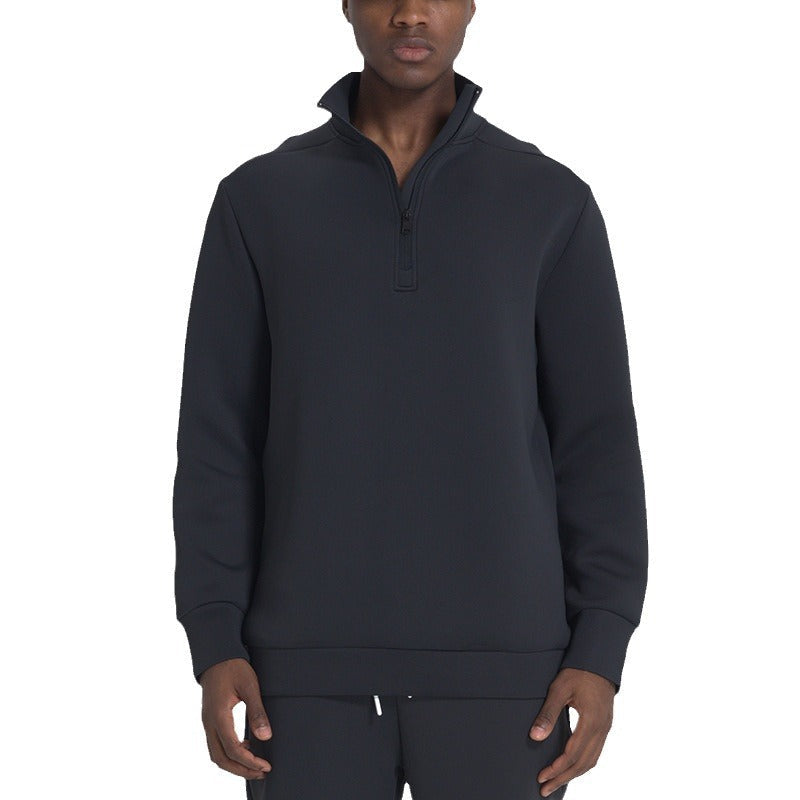 Milo Heren Sweater | Katoenmix, Casual met Halflange Ritssluiting 6