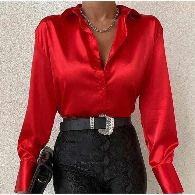 Monika | Elegante camicetta in seta di lusso