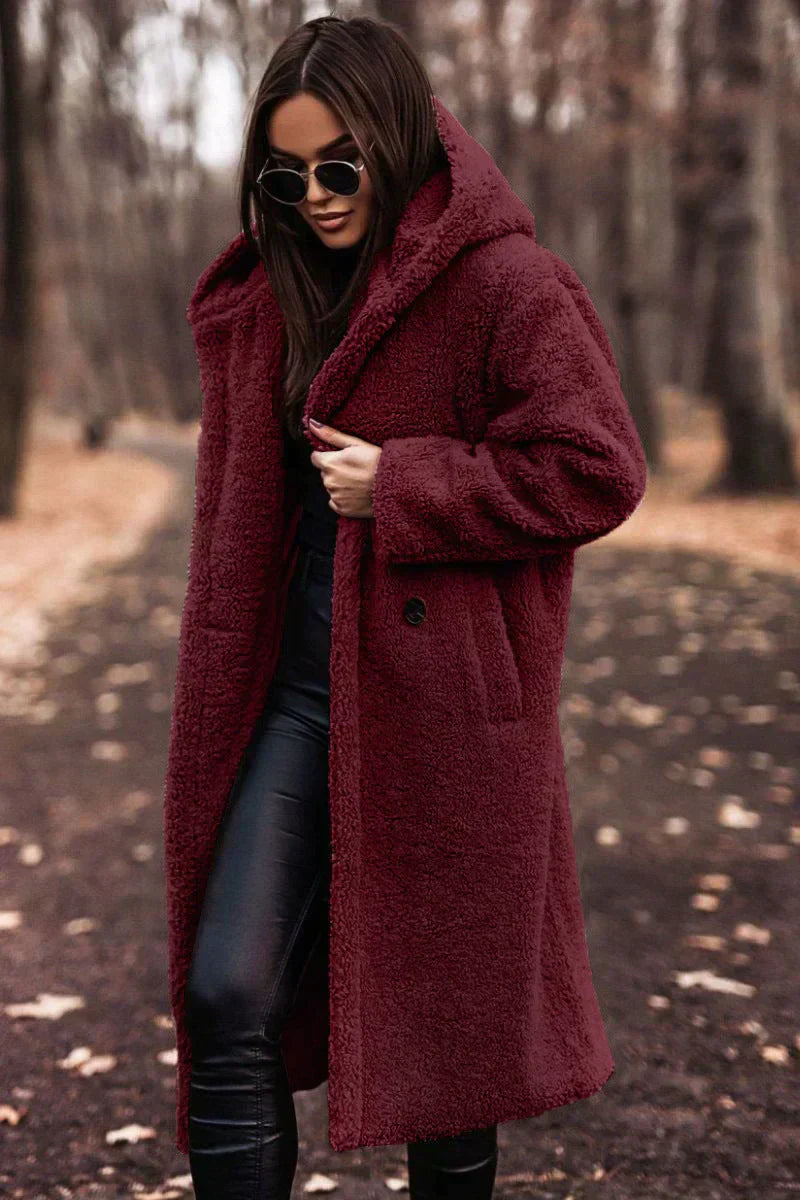 Teddyjas Lange Warme Trendy Winterjas