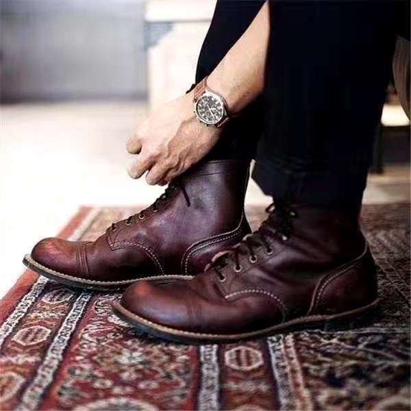 Heren Veterschoenen Waterdicht Antislip Zool Retro Stijl