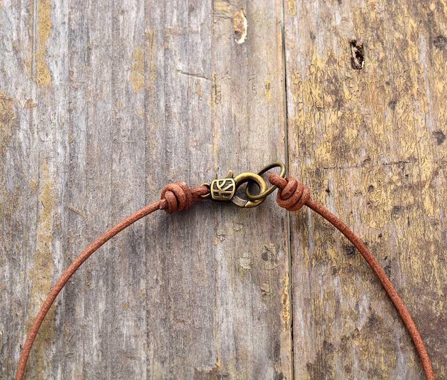 Turkoois Choker Ketting Zilverkleurig Calista