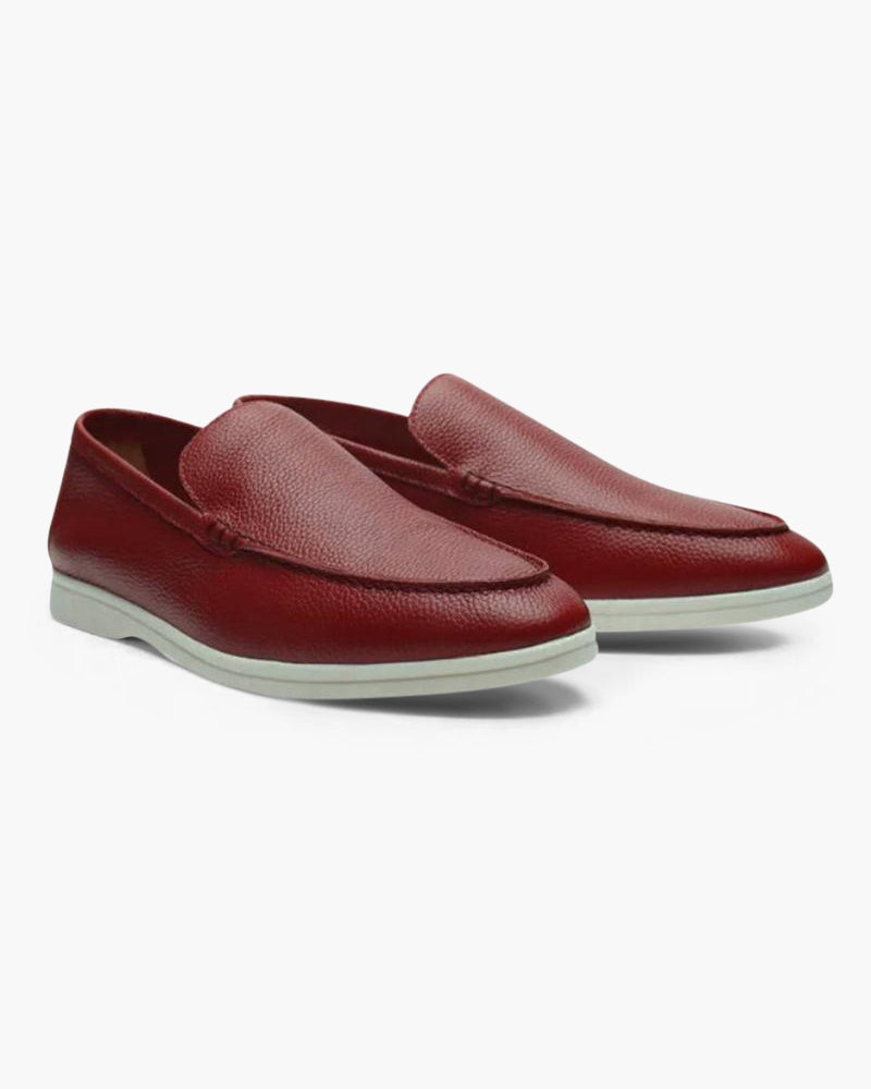 Heren Leder Loafer Koeienhuid Vintage Stijl Schoenen