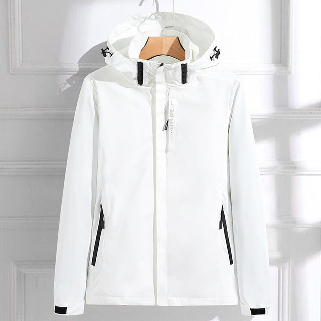Womens Regenjas Elegante Waterdichte Jas