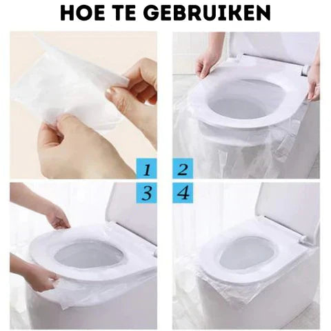 Toiletbril Hoes Wegwerp Hygiënisch Beschermhoes