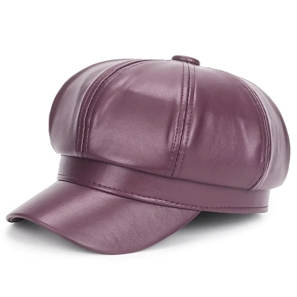 Leren Baret Stijlvolle Heren Accessoire