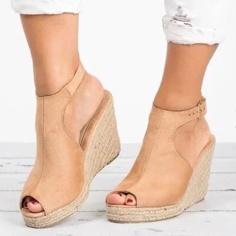 FloraGlow Platform Sandalen