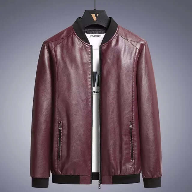 Warme Herenjas van Imitatieleer voor de Winter