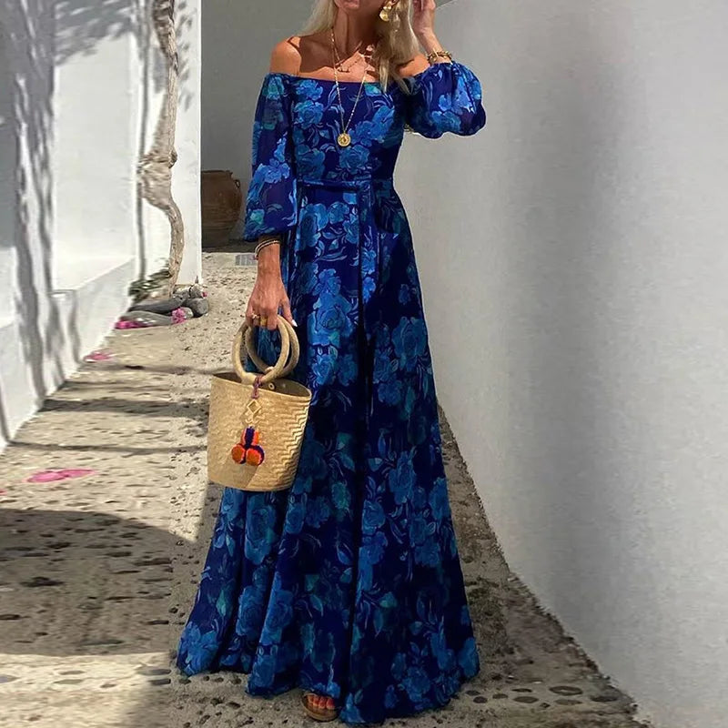 ChicMode Print Patchwork Maxi Jurk