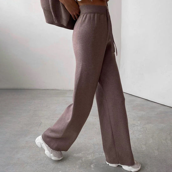 Dames Set met Coltrui en Broek – Comfortabel & Elegant voor Dagelijks Gebruik