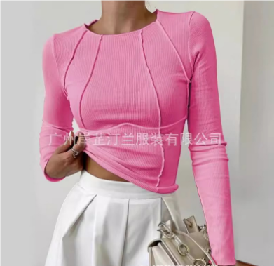 Dames Lange Mouwen Shirt Basic Comfortabel