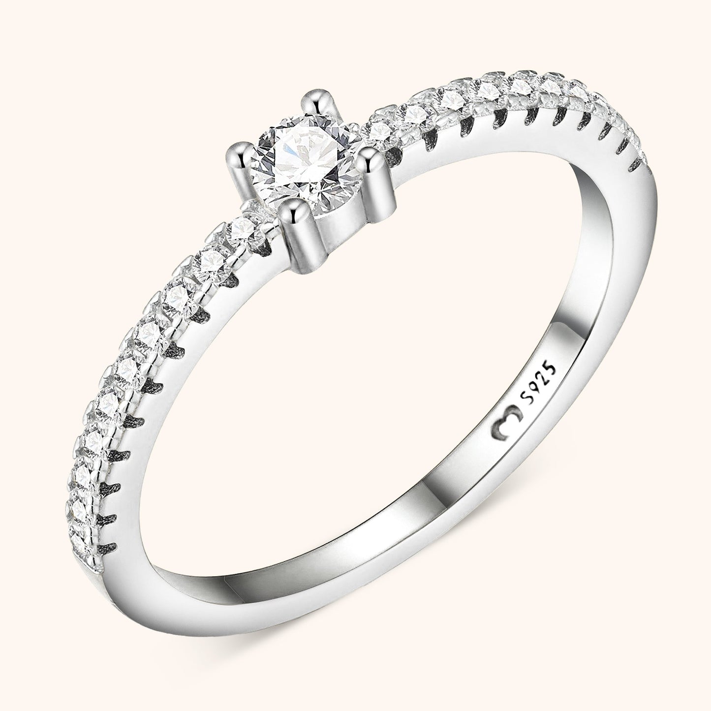 Zirkonia Ring Sienna Stijlvolle Vrouwelijke Sieraden