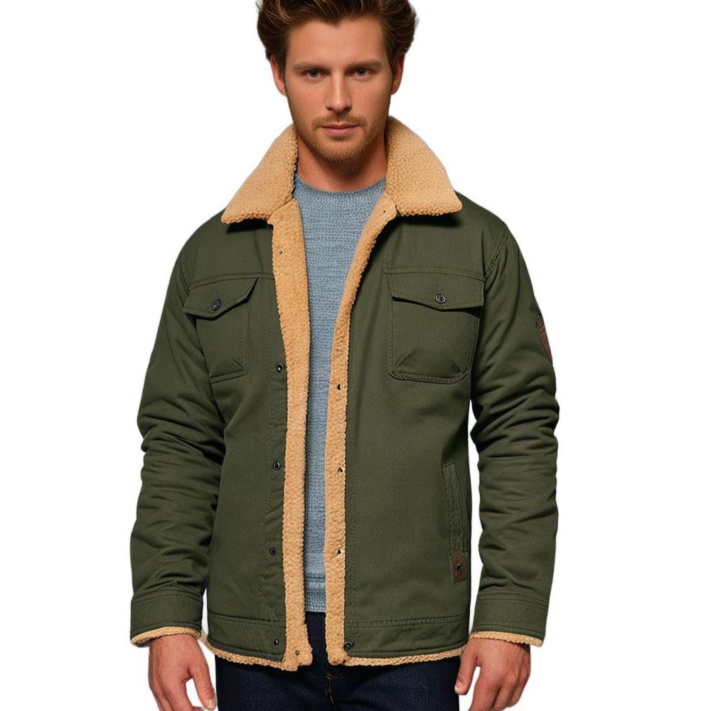 Bomberjack Heren Tijdloos Leer Jacket