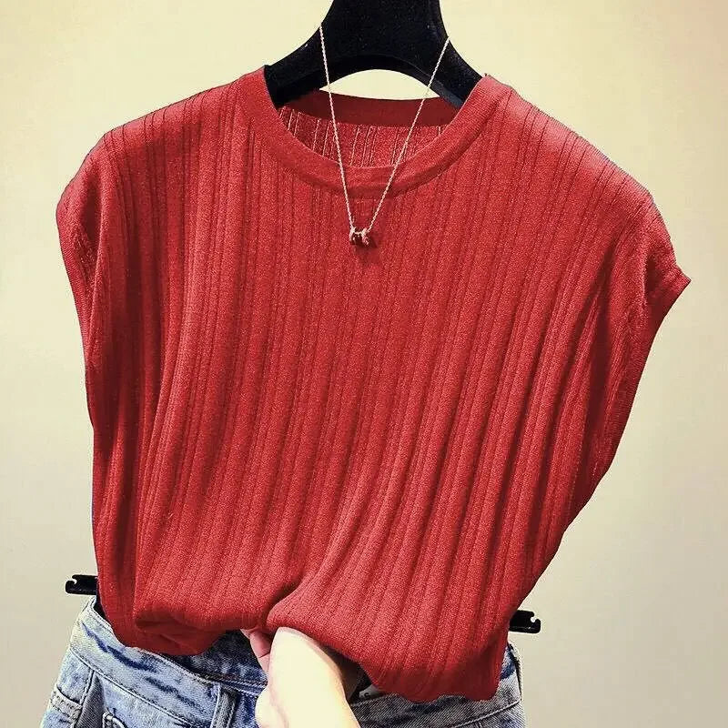 EdenVibe Zomer Knit T-Shirt