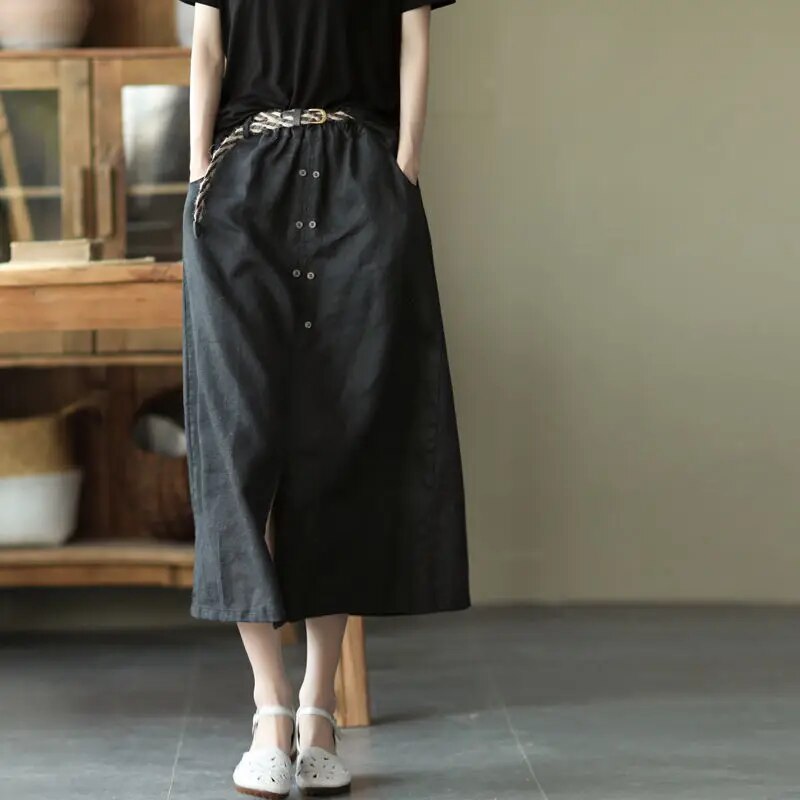 Hoge Taille Rokken Casual Stijl voor Vrouw