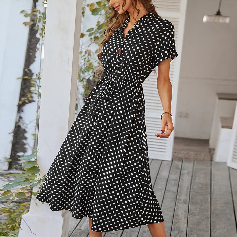 DivaGloed Polka Dot Dress