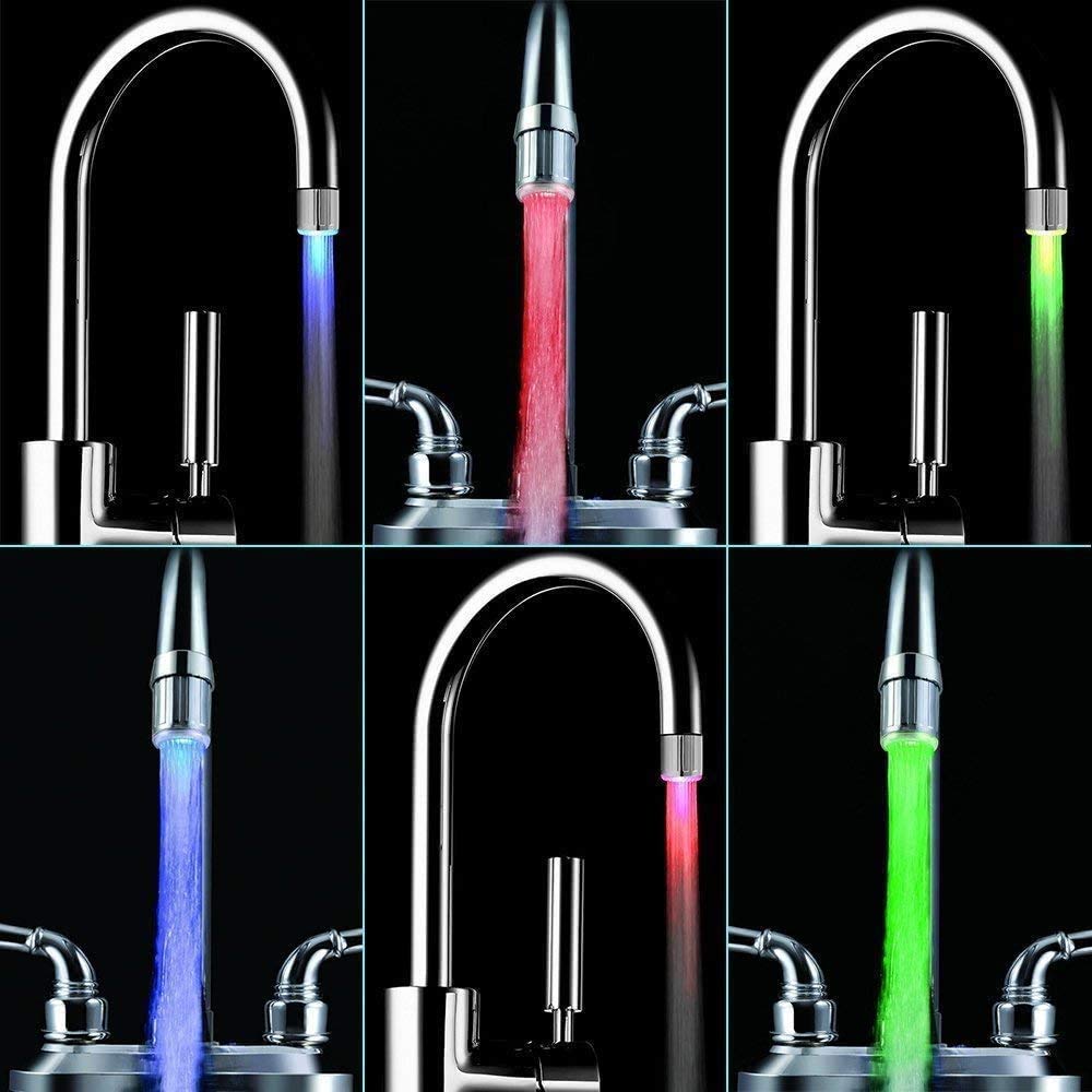 Kleurrijke LED Waterkraan Met Verlichting AquaGlow