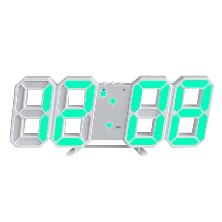 Wandklok LED 3D Dimbaar Modern Design Timora