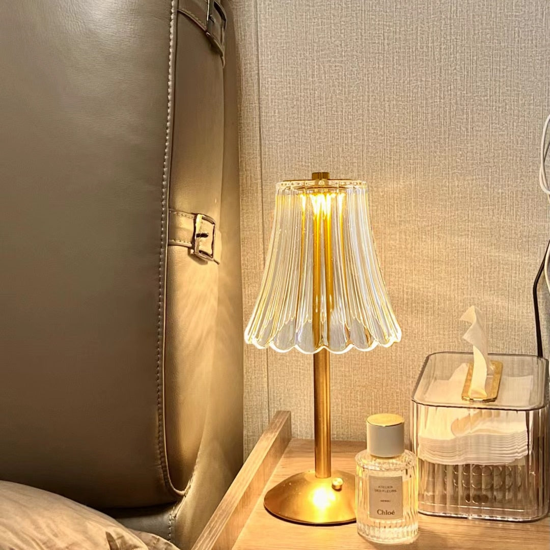 LED Tafellamp USB Oplaadbaar Retro Design