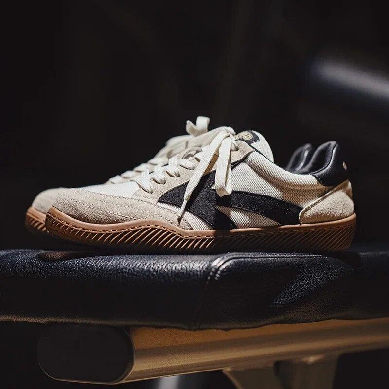 Retro Sneakers met Tijdloze Stijl Comfortabel Loopvlak