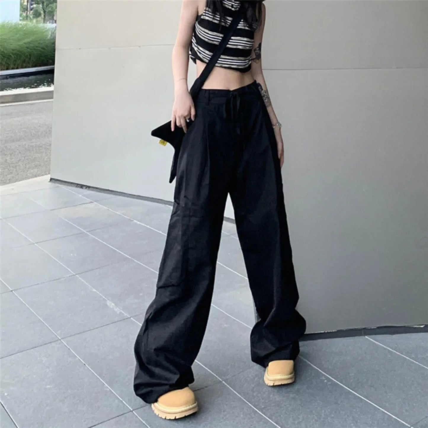 VivaChic Casual Witte Cargo Broek