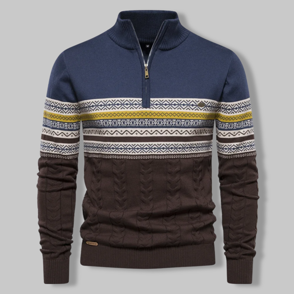 Gestreepte Sweatshirt met Rits van Summit