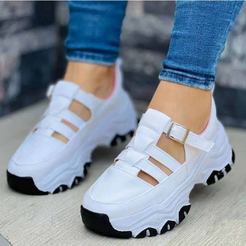 Orthopedische sandalen met dikke zolen