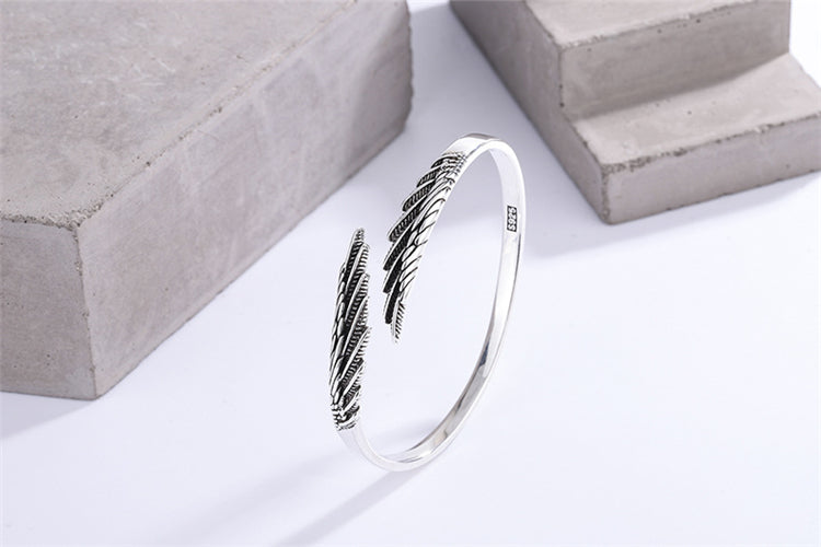 Zilveren Armband met Vleugel Motief