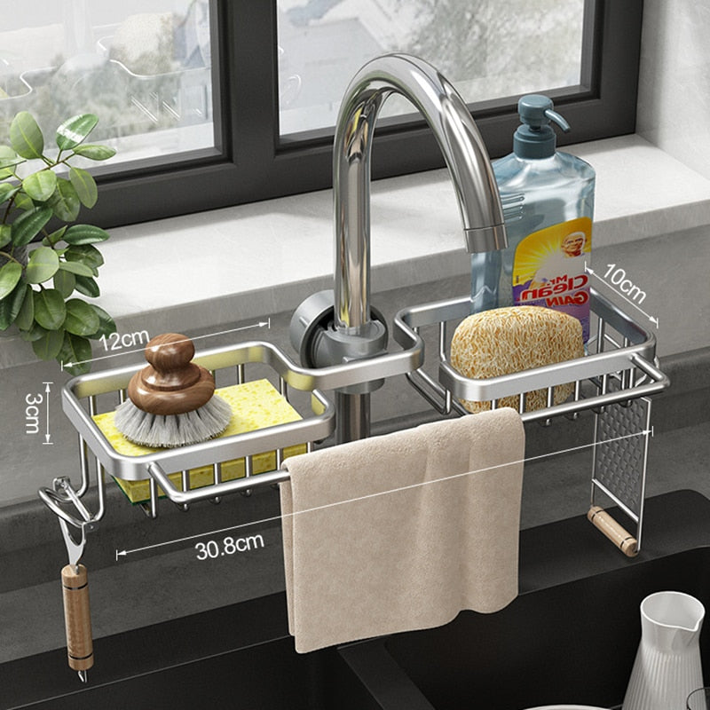 Gootsteen Organizer Keuken Opberglas Modern Design