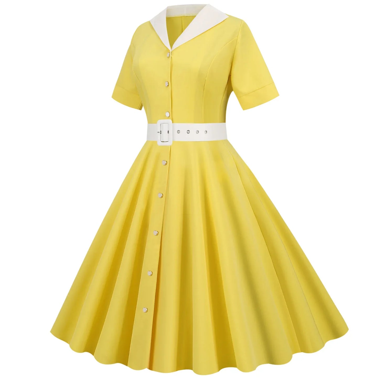 Luna Elegante V-Hals Zomer Jurk