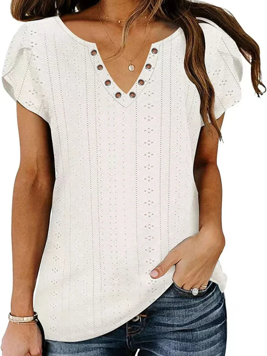 VividWear V-Hals T-Shirt