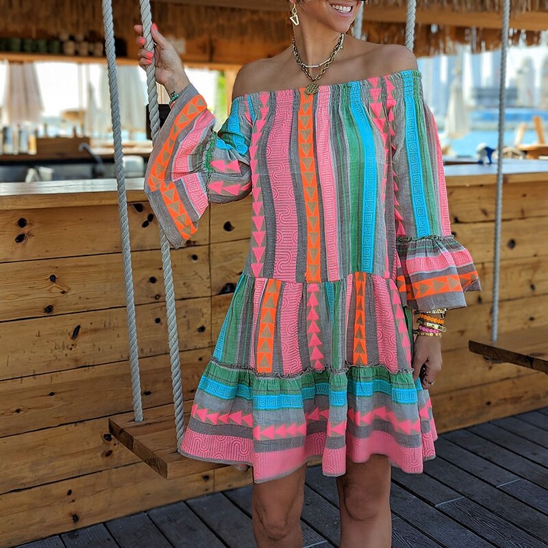 Zomerjurk Vrouwen Stijlvol Jurk voor Dag en Avond