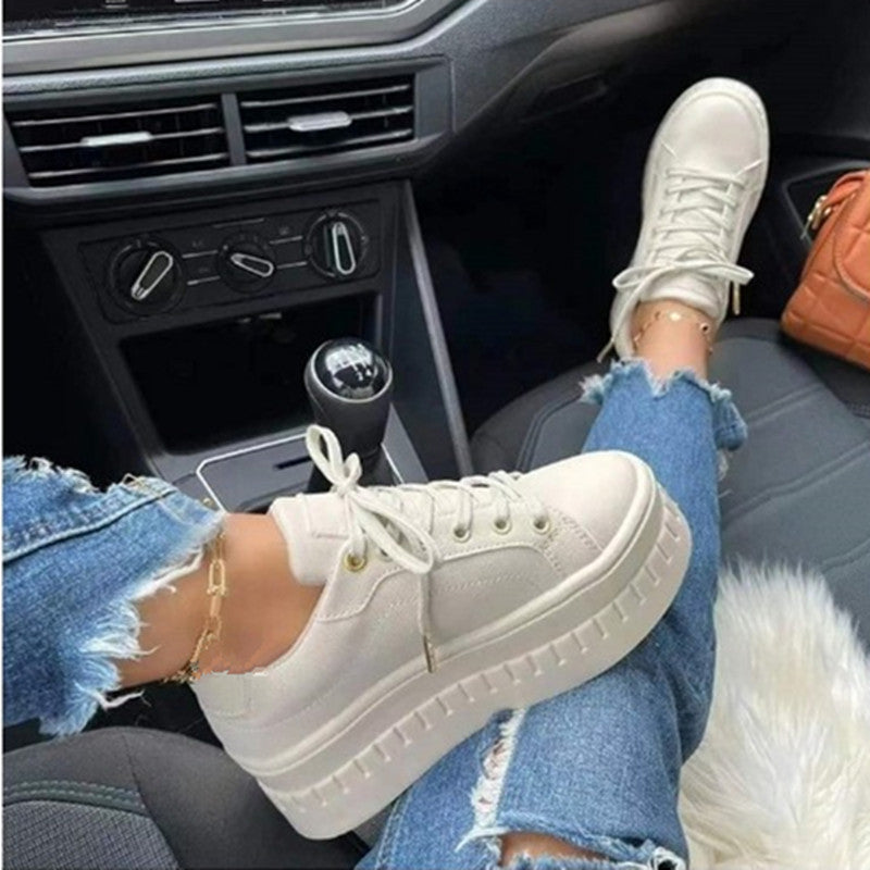 Dames Sneakers Luxe Platform Stijlvolle Schoenen