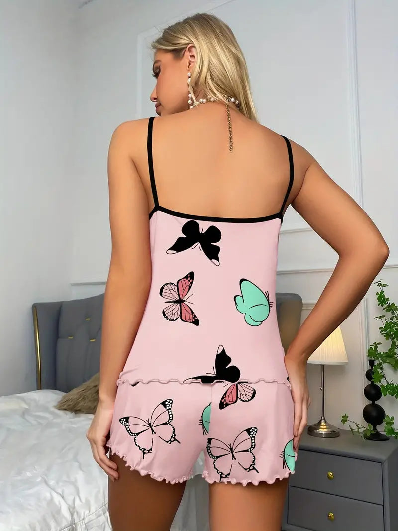 Luchtige Pyjama Set voor Vrouw Zacht en Comfortabel