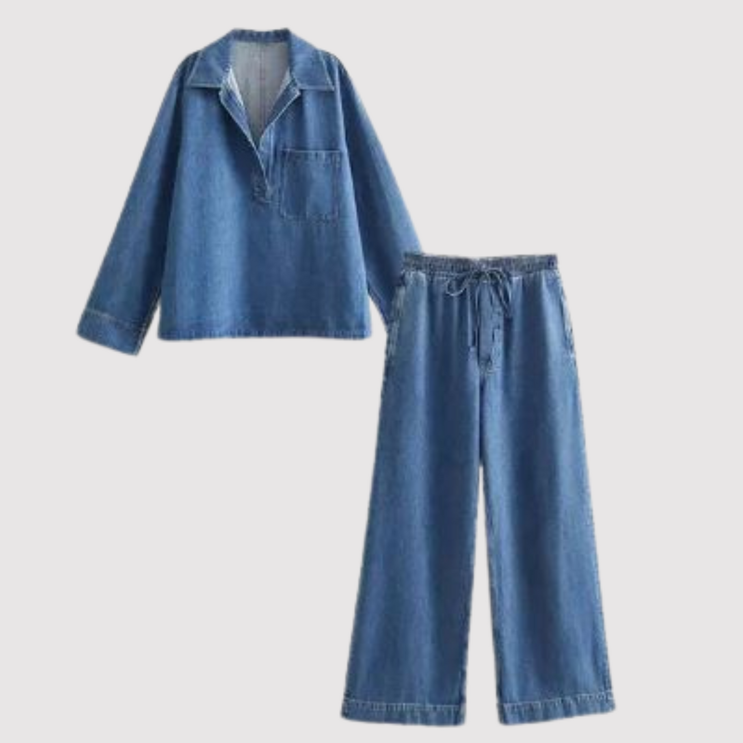 Mode Denim Set voor Dames - Mode Vibes