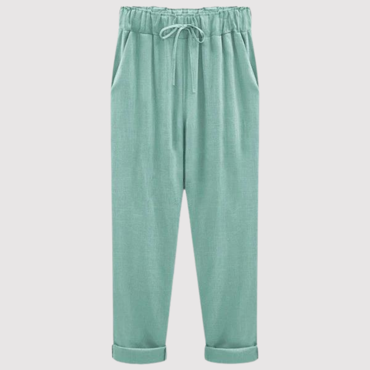 Vrouwelijke Katoenen Broek Zomer Linnen Stijl