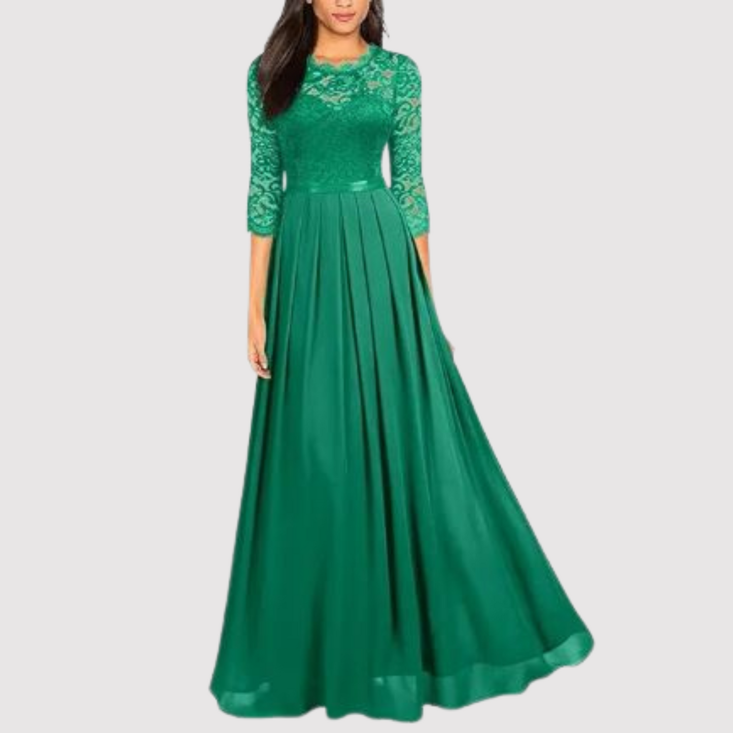 Kanten Chiffon Jurkje Vrouwelijk en Glamour