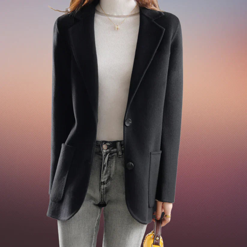 Tweed Blazer voor Vrouwen Klassiek Modern Design