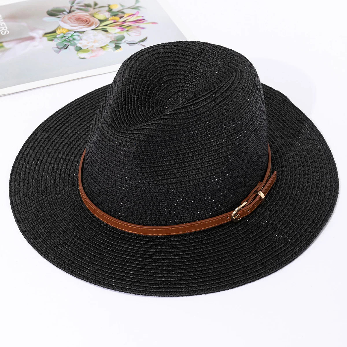 Variant image for Panama | Cappello Da Sole Intrecciato Unisex Estivo-4