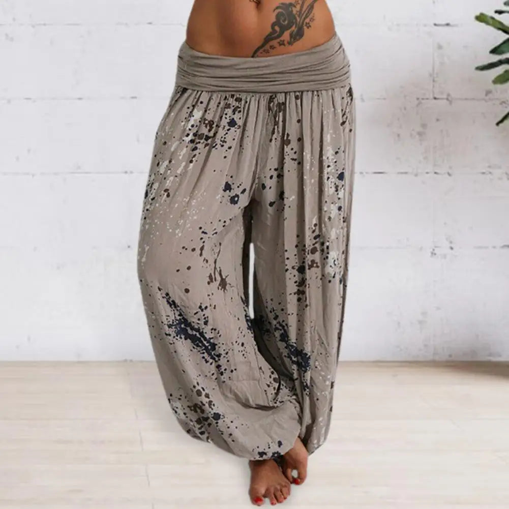 Dames Broek Tie Dye Print Zomerbroek