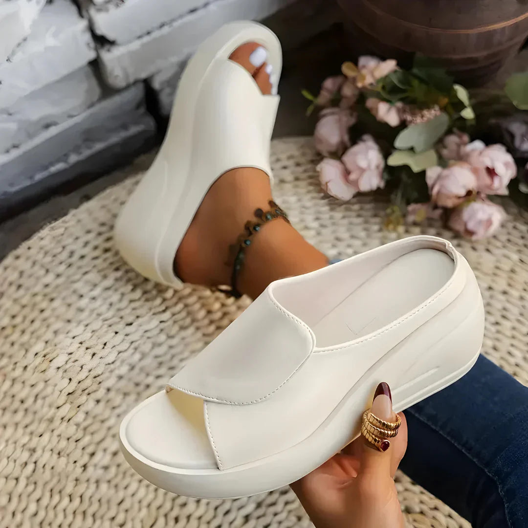 Dames Sandalen Platform Sleehak Comfortabel