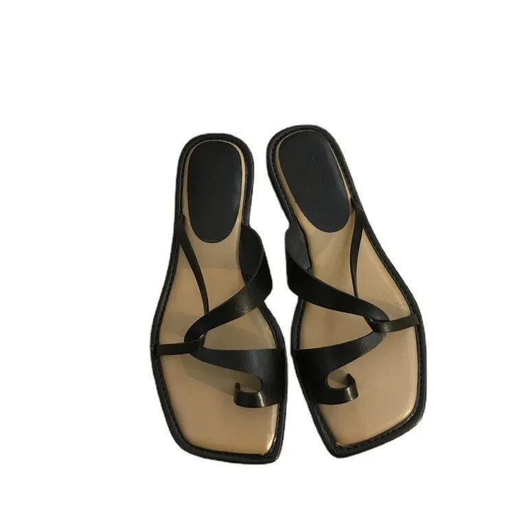 Zomerse Dames Sandalen met Clip Teen